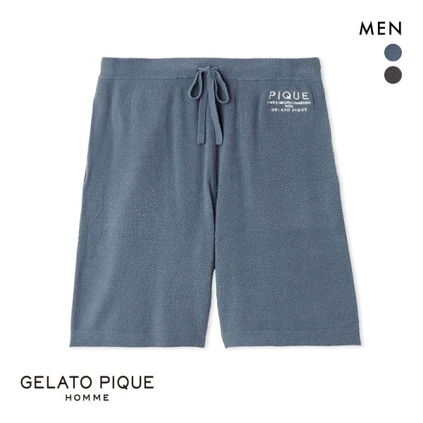 ジェラートピケ オム メンズ スムーズィーliteハーフパンツ ジェラピケ パジャマ ルームウェア gelato pique HOMME