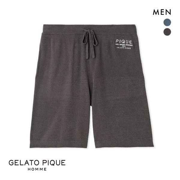ジェラートピケ オム メンズ スムーズィーliteハーフパンツ ジェラピケ パジャマ ルームウェア gelato pique HOMME