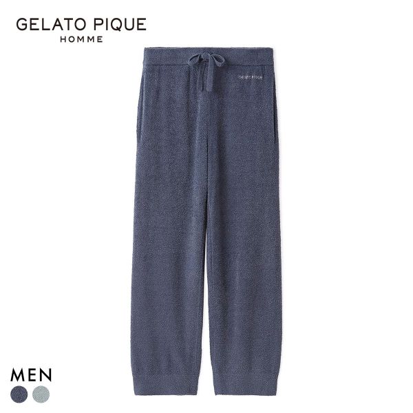 ジェラートピケ オム メンズ 調温スムーズィーロングパンツ ジェラピケ gelato pique HOMME