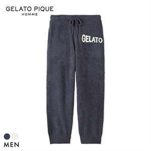 ジェラートピケ オム メンズ ベビモコジャガードロングパンツ ジェラピケ パジャマ GELATO PIQUE HOMME