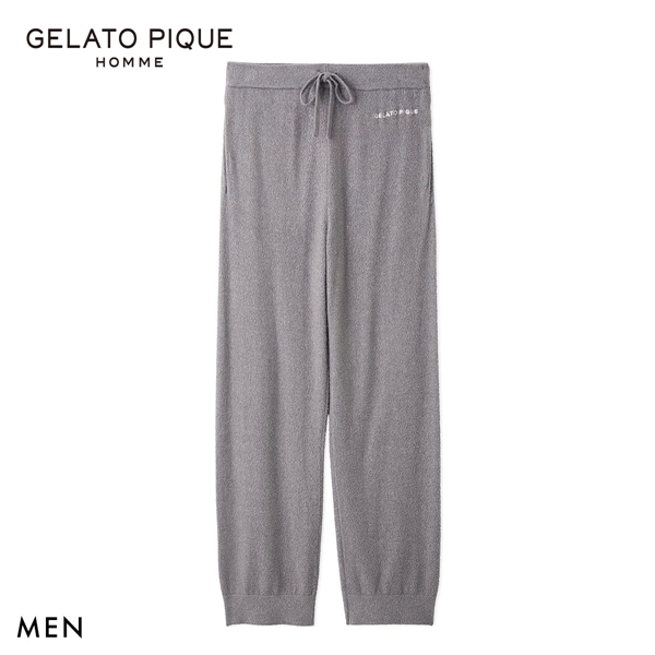 ジェラートピケ オム メンズ 調温スムーズィーロングパンツ ジェラピケ GELATO PIQUE