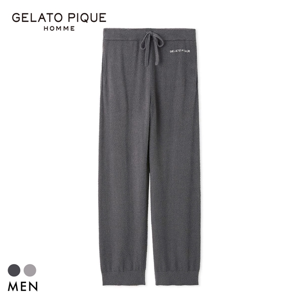 ジェラートピケ オム メンズ 調温スムーズィーロングパンツ ジェラピケ GELATO PIQUE