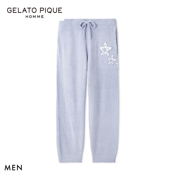 ジェラートピケ オム メンズ ベビモコスペースシップジャガードロングパンツ ジェラピケ パジャマ ルームウェア gelato pique HOMME