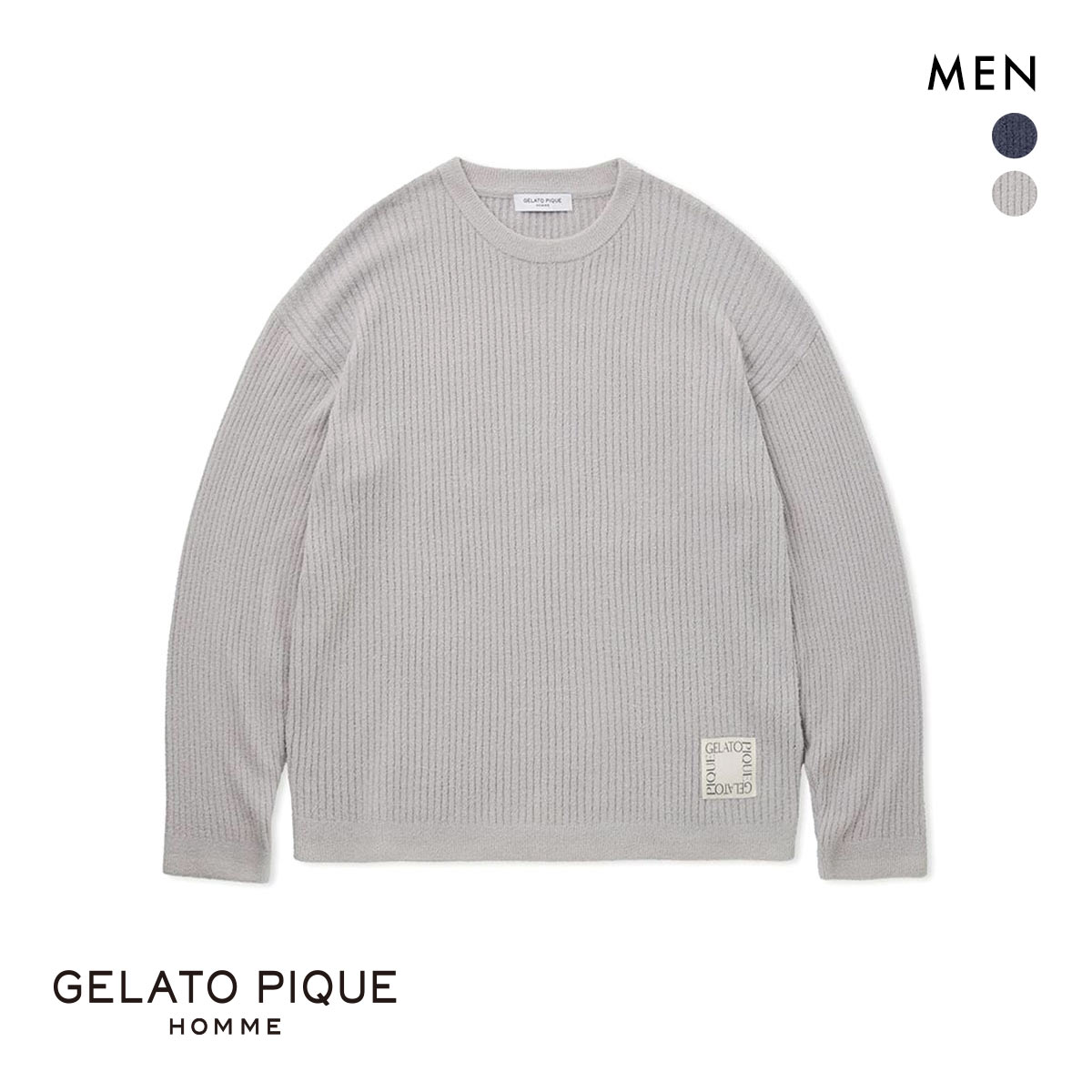 ジェラートピケ【HOMME】ホットスムーズィーリブプルオーバー&りブロングパンツ ジェラートピケ オム メンズ ホットスムーズィーリブプル