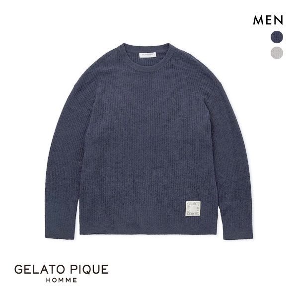30%OFF ジェラートピケ オム メンズ ホットスムーズィーリブプルオーバー ジェラピケ ルームウェア パジャマ GELATO PIQUE HOMME 30%OFF ジェラートピケ オム メンズ ホットスムーズィーリブプルオーバー ジェラピケ ルームウェア パジャマ GELATO PIQUE HOMME