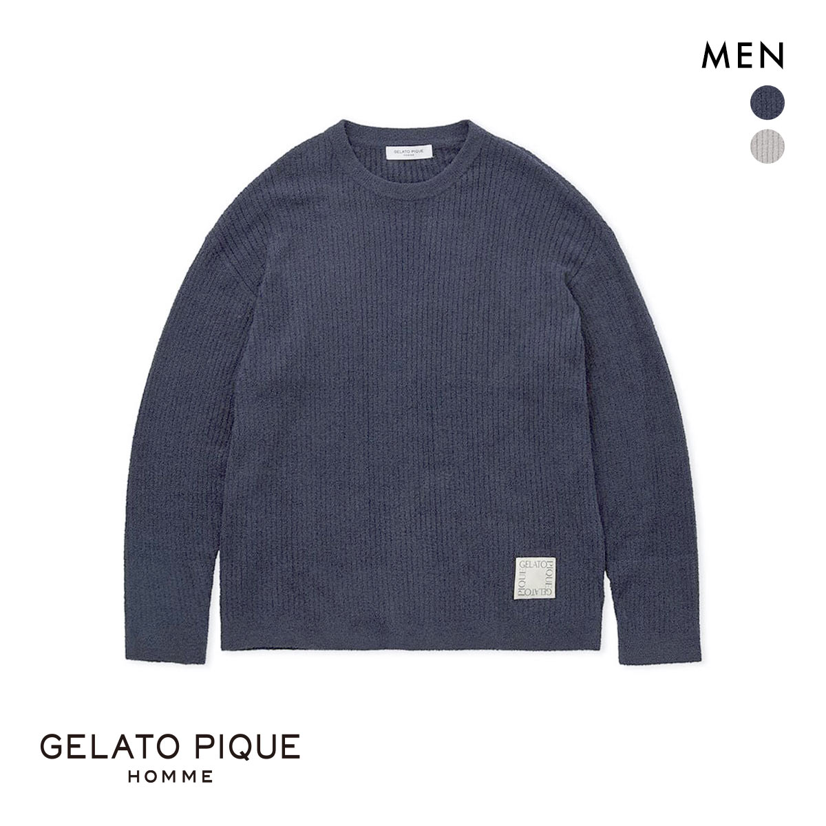 ジェラートピケ【HOMME】ホットスムーズィーリブプルオーバー&りブロングパンツ ジェラートピケ オム メンズ ホットスムーズィーリブプル