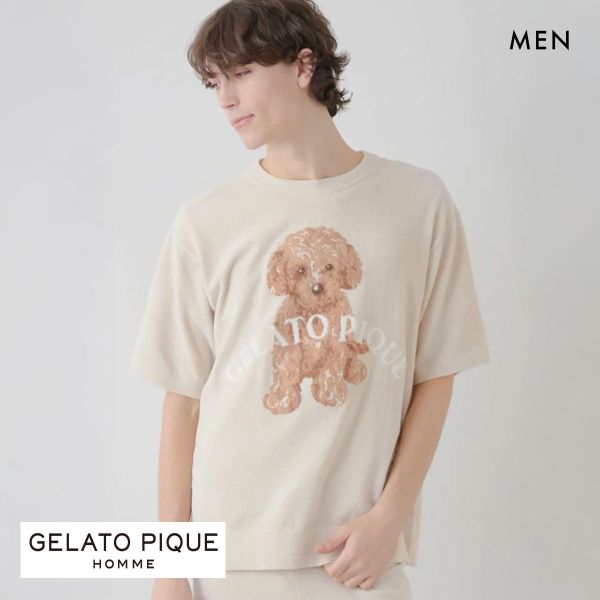 20%OFF ジェラートピケ オム メンズ トイプードルジャガードプルオーバー ジェラピケ パジャマ ルームウェア gelato pique HOMME 20%OFF ジェラートピケ オム メンズ トイプードルジャガードプルオーバー ジェラピケ パジャマ ルームウェア gelato pique HOMME