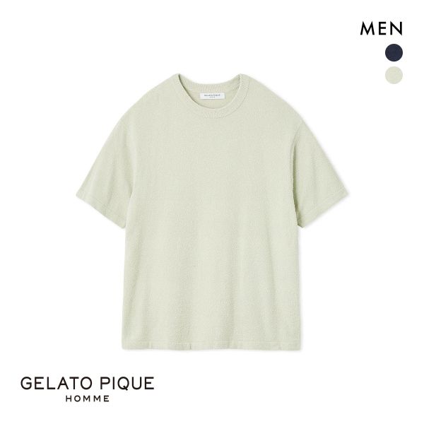 ジェラートピケ オム メンズ スムーズィーliteクールプルオーバー ジェラピケ パジャマ ルームウェア gelato pique HOMME