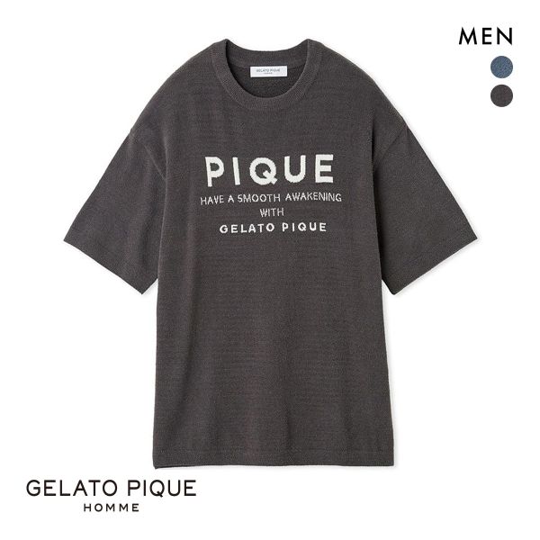 ジェラートピケ オム メンズ スムーズィーliteプルオーバー ジェラピケ パジャマ ルームウェア gelato pique HOMME
