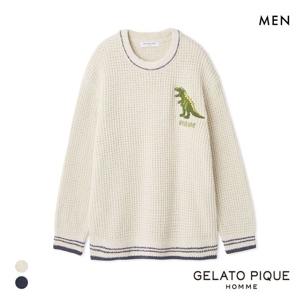 ジェラートピケ オム メンズ ワッフルダイナソープルオーバー ジェラピケ パジャマ ルームウェア gelato pique HOMME