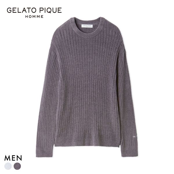 ジェラートピケ オム メンズ 調温スムーズィープルオーバー ジェラピケ パジャマ ルームウェア gelato pique HOMME