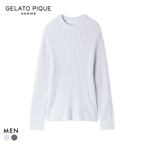 ジェラートピケ オム メンズ 調温スムーズィープルオーバー ジェラピケ パジャマ ルームウェア gelato pique HOMME