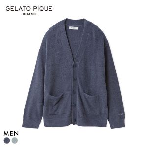 ジェラートピケ オム メンズ 調温スムーズィーカーディガン ジェラピケ gelato pique HOMME