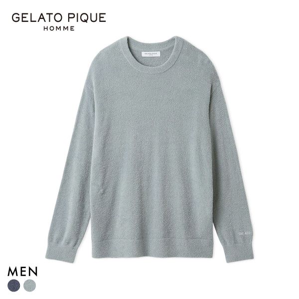 ジェラートピケ オム メンズ 調温スムーズィープルオーバー ジェラピケ パジャマ ルームウェア gelato pique HOMME