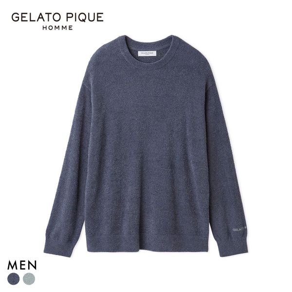 ジェラートピケ オム メンズ 調温スムーズィープルオーバー ジェラピケ パジャマ ルームウェア gelato pique HOMME