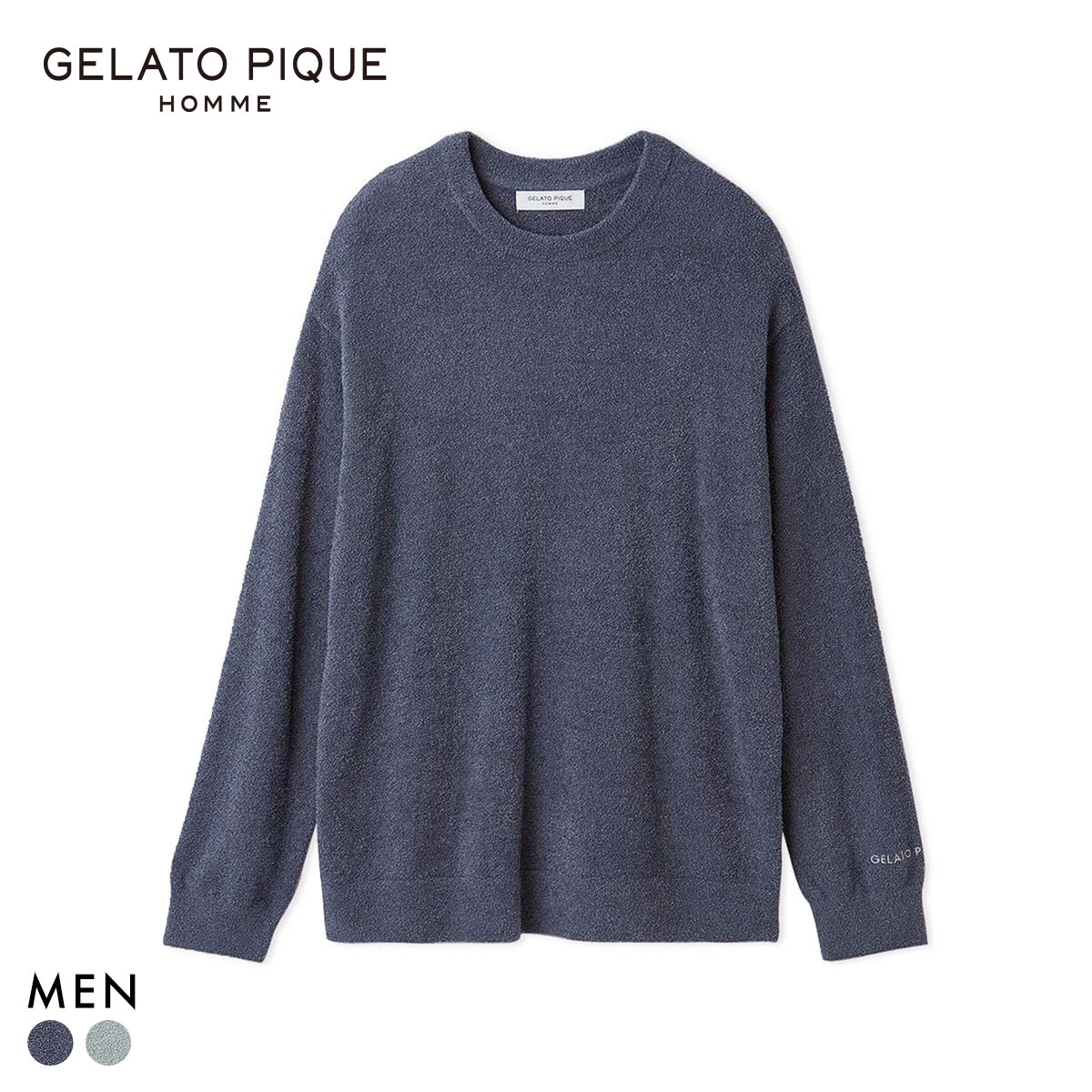 ジェラートピケ オム メンズ 調温スムーズィープルオーバー ジェラピケ パジャマ ルームウェア gelato pique HOMME