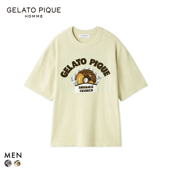 ジェラートピケ オム メンズ エアリーモコドーナツプルオーバー ジェラピケ パジャマ GELATO PIQUE HOMME