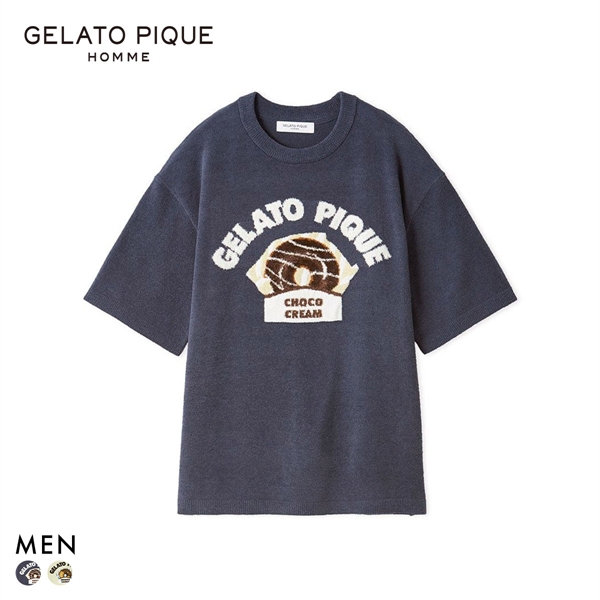 ジェラートピケ オム メンズ エアリーモコドーナツプルオーバー ジェラピケ パジャマ GELATO PIQUE HOMME