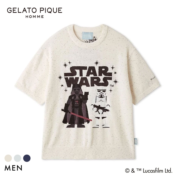 ジェラートピケ STAR WARS オム メンズ スムーズィーキャラクタージャガードプルオーバー ジェラピケ スターウォーズ GELATO PIQUE HOMME