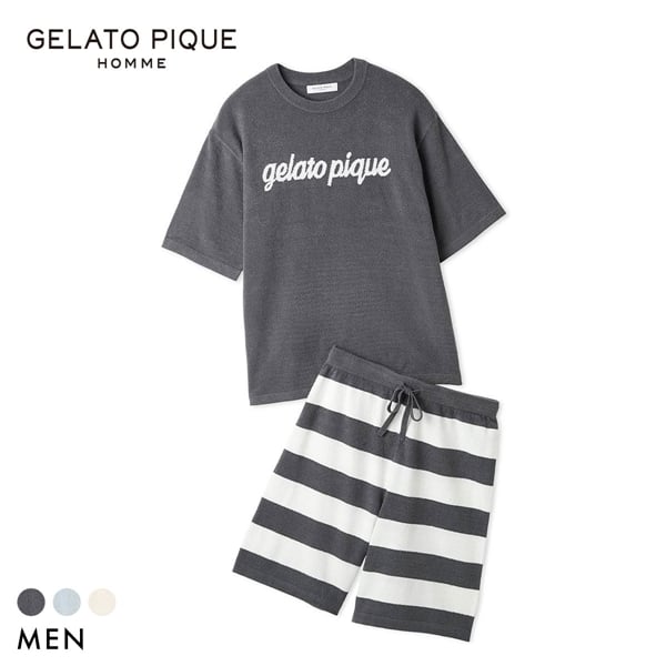 ジェラートピケ オム スムーズィーliteセットアップ ジェラピケ ルームウェア パジャマ GELATO PIQUE HOMME