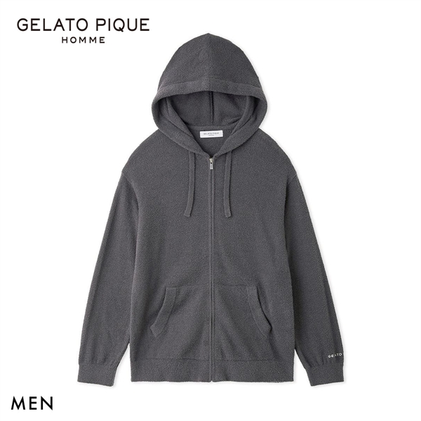 ジェラートピケ オム メンズ 調温スムーズィーパーカ ジェラピケ GELATO PIQUE