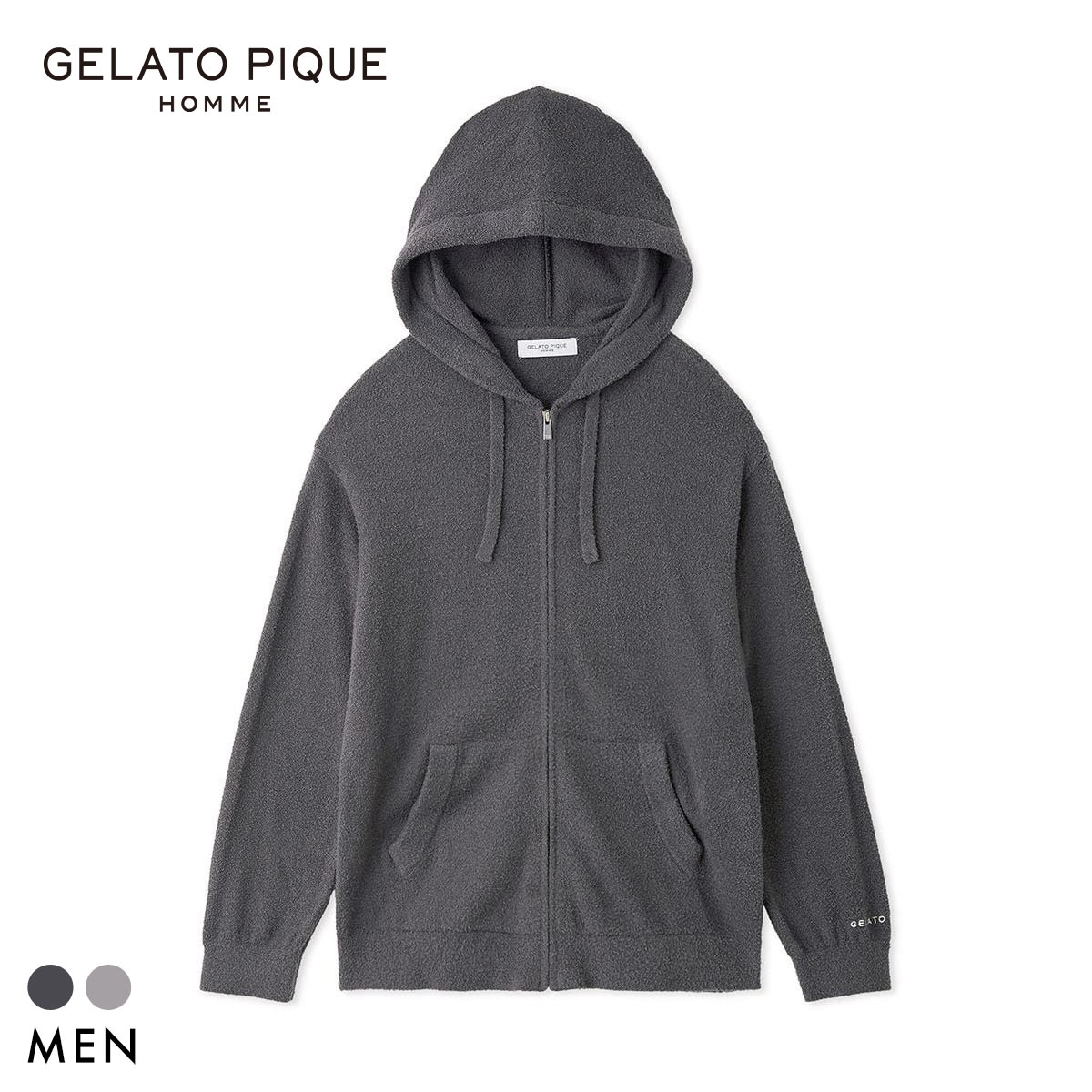ジェラートピケ オム メンズ 調温スムーズィーパーカ ジェラピケ GELATO PIQUE