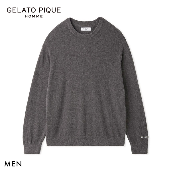 ジェラートピケ オム メンズ 調温スムーズィープルオーバー ジェラピケ GELATO PIQUE