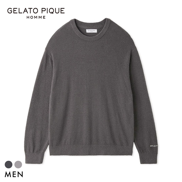 ジェラートピケ オム メンズ 調温スムーズィープルオーバー ジェラピケ GELATO PIQUE