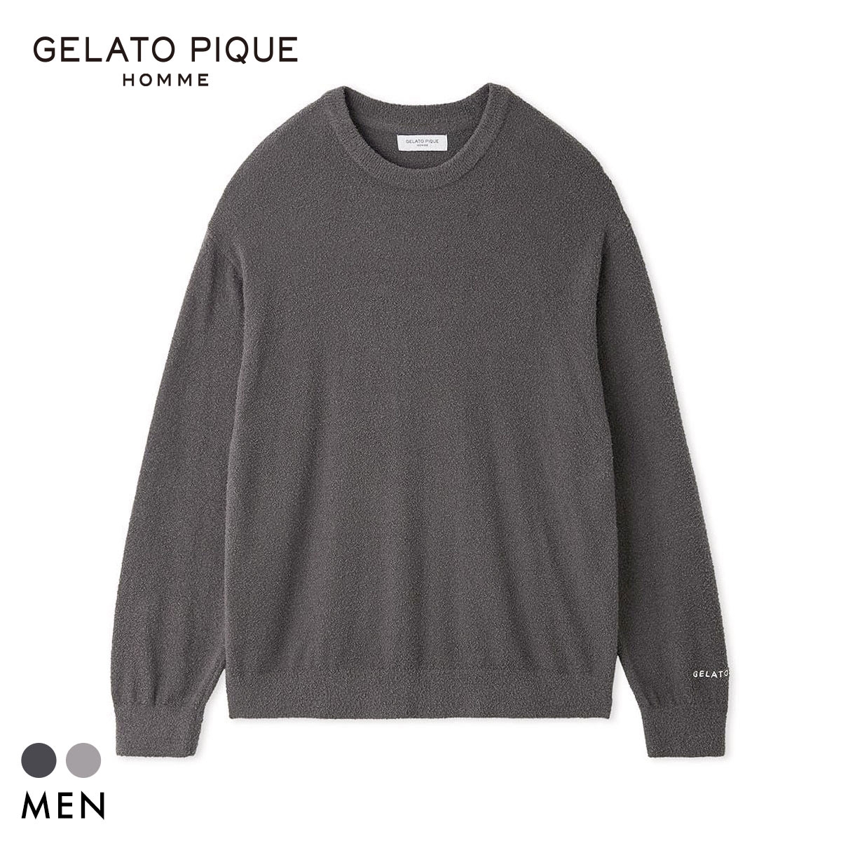 ジェラートピケ オム メンズ 調温スムーズィープルオーバー ジェラピケ GELATO PIQUE