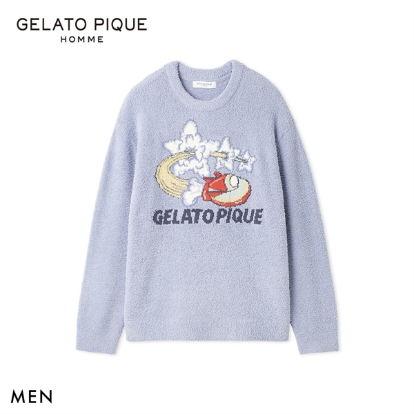 ジェラートピケ オム メンズ ベビモコスペースシッププルオーバー ジェラピケ パジャマ ルームウェア gelato pique HOMME
