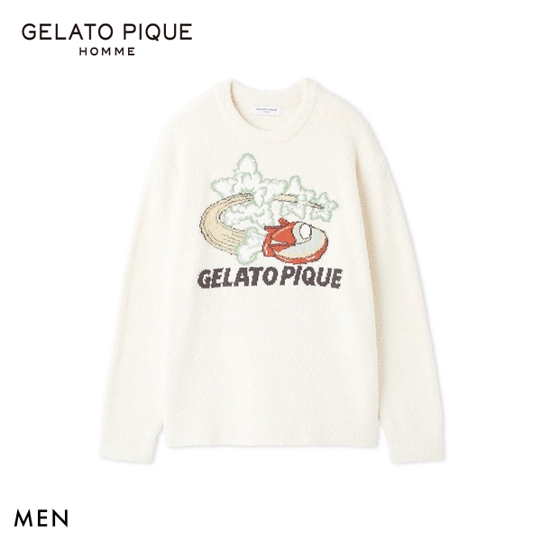 ジェラートピケ オム メンズ ベビモコスペースシッププルオーバー ジェラピケ パジャマ ルームウェア gelato pique HOMME