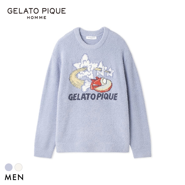 ジェラートピケ オム メンズ ベビモコスペースシッププルオーバー ジェラピケ パジャマ ルームウェア gelato pique HOMME
