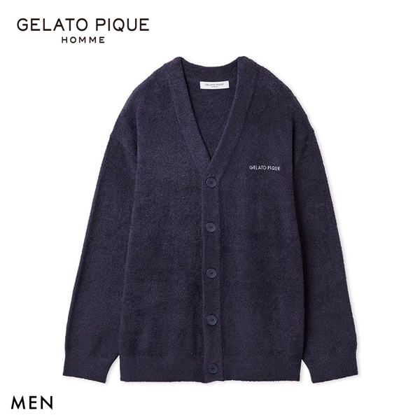 ジェラートピケ オム メンズ IFMC. スムーズィーカーディガン ジェラピケ パジャマ GELATO PIQUE HOMME