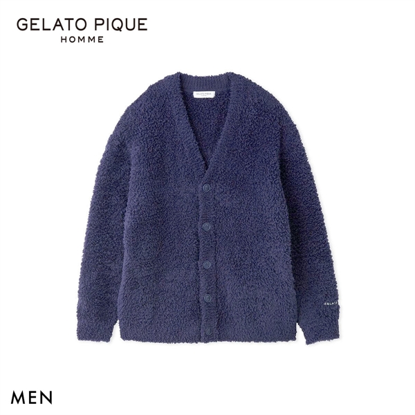 ジェラートピケ オム メンズ ジェラートカーディガン ジェラピケ パジャマ ルームウェア gelato pique HOMME