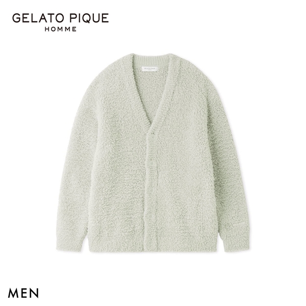ジェラートピケ オム メンズ ジェラートカーディガン ジェラピケ パジャマ ルームウェア gelato pique HOMME
