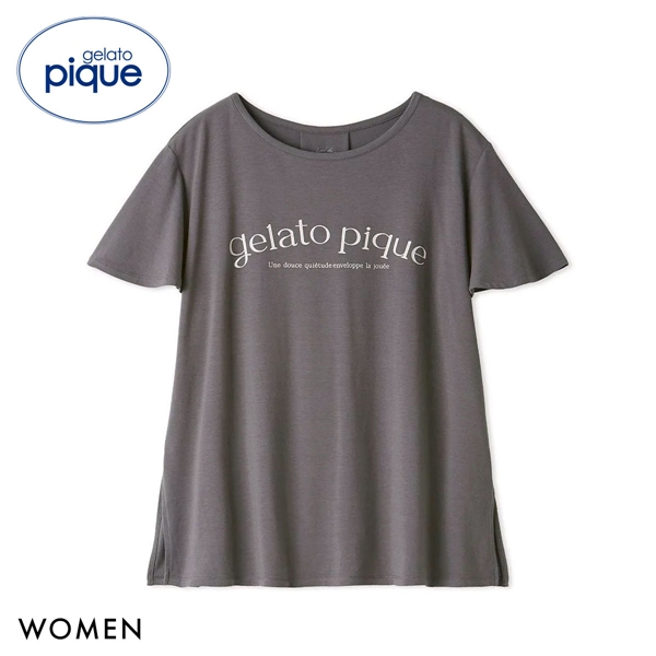 ジェラートピケ レディース マタニティレーヨンロゴプルオーバー パジャマ ルームウェア ジェラピケ gelato pique