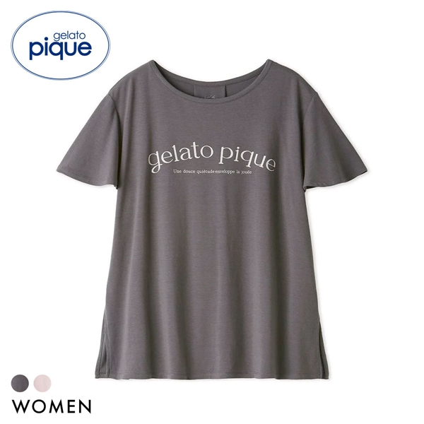 ジェラートピケ レディース マタニティレーヨンロゴプルオーバー パジャマ ルームウェア ジェラピケ gelato pique