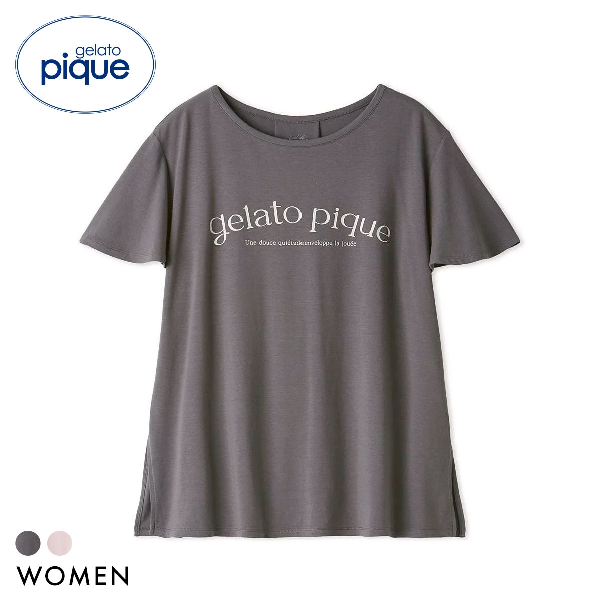 ジェラートピケ レディース マタニティレーヨンロゴプルオーバー パジャマ ルームウェア ジェラピケ gelato pique