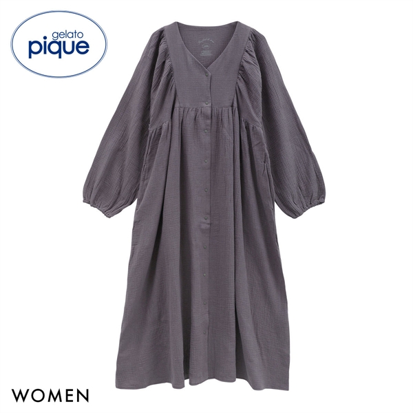 ジェラートピケ レディース マタニティガーゼワンピース ジェラピケ パジャマ ルームウェア gelato pique