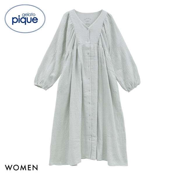 ジェラートピケ レディース マタニティガーゼワンピース ジェラピケ パジャマ ルームウェア gelato pique