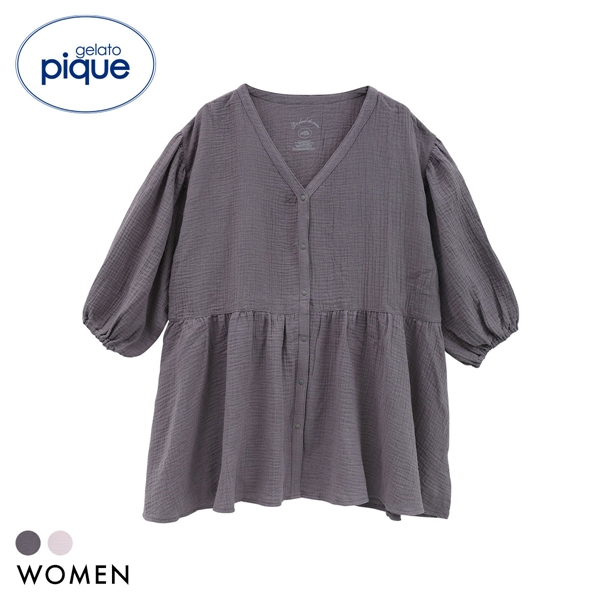 ジェラートピケ レディース マタニティガーゼプルオーバー ジェラピケ パジャマ ルームウェア gelato pique