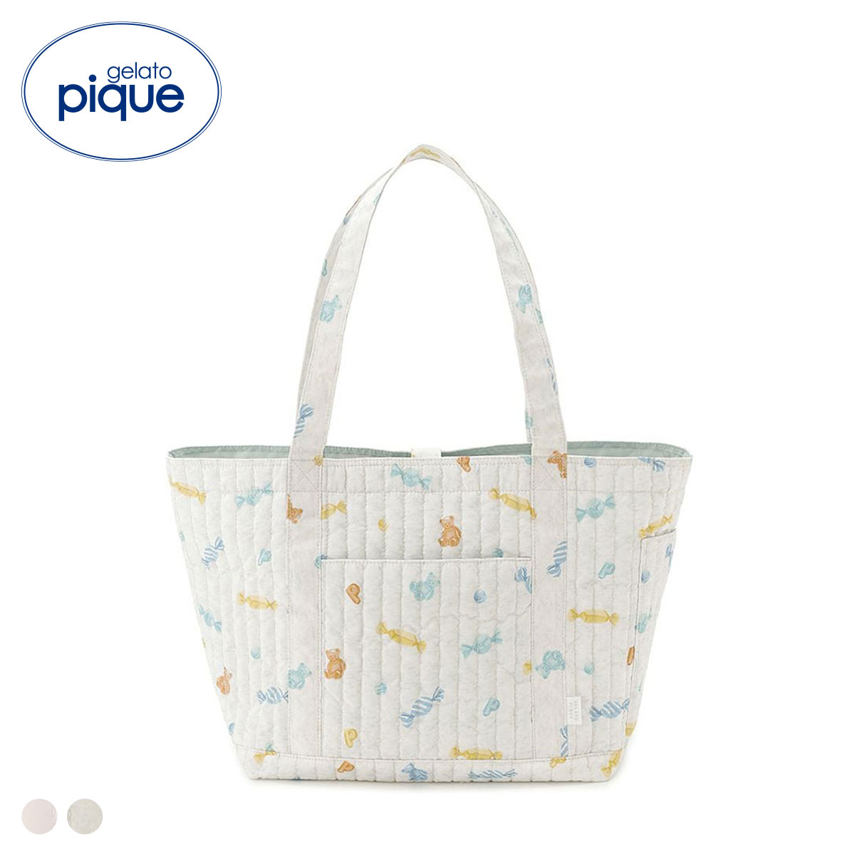 ジェラートピケ ジェラートピケ キャンディ柄ママバッグ ジェラピケ gelato pique ジェラピケ gelato pique(GY-グレー-Free)