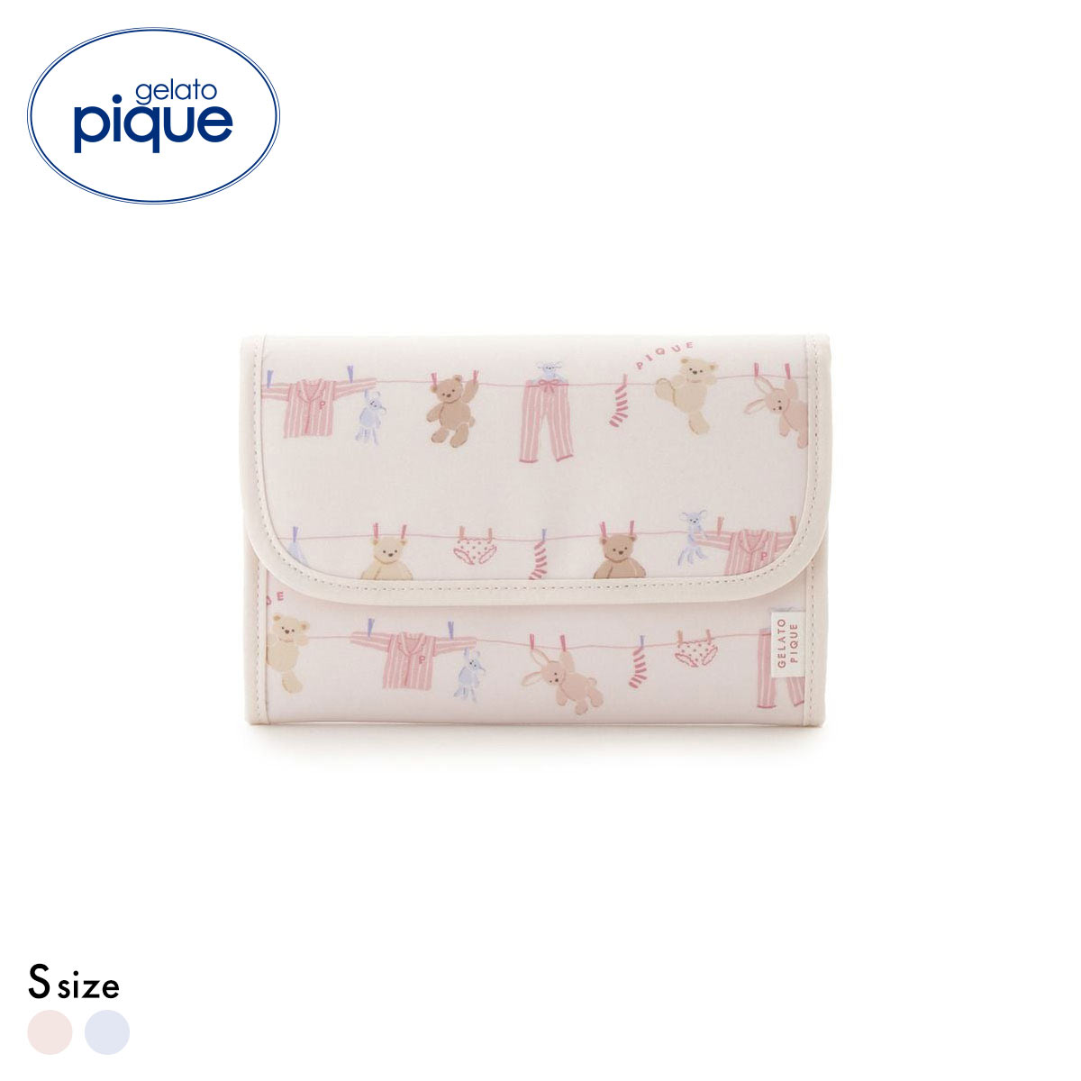 ジェラートピケ ウォッシングアニマル柄母子手帳ケースS ジャバラ ジェラピケ gelato pique ジェラピケ