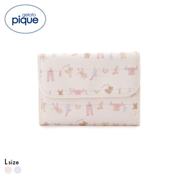 ジェラートピケ ウォッシングアニマル柄母子手帳ケースL ジャバラ ジェラピケ gelato pique ジェラピケ