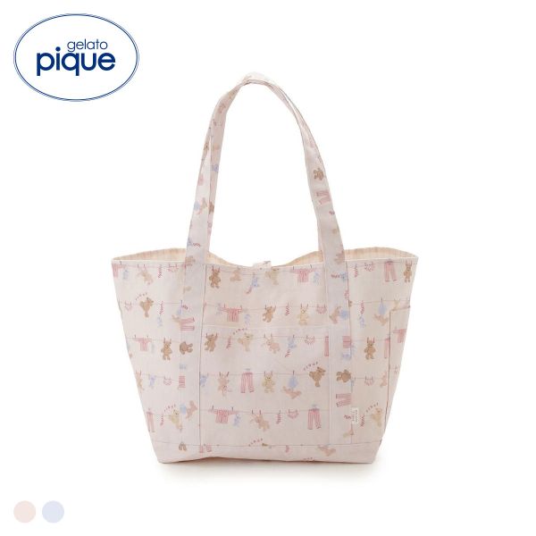 ジェラートピケ ウォッシングアニマル柄ママバッグ ジェラピケ gelato pique