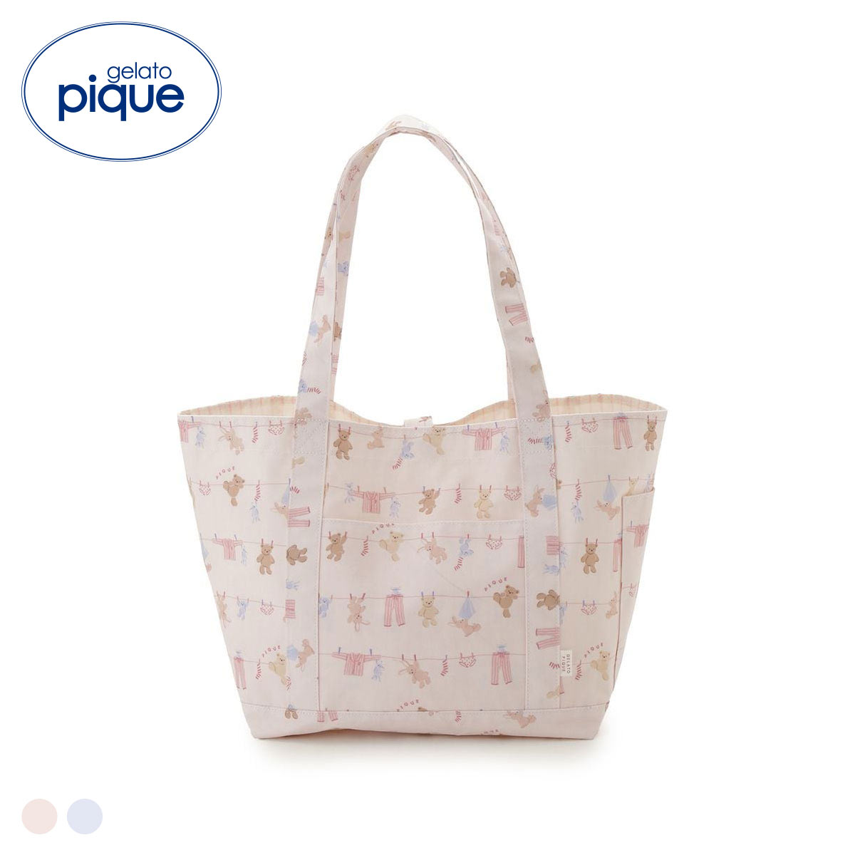 ジェラートピケ ウォッシングアニマル柄ママバッグ ジェラピケ gelato pique