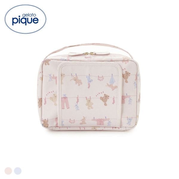 ジェラートピケ ウォッシングアニマル柄おむつポーチ ジェラピケ gelato pique ジェラピケ