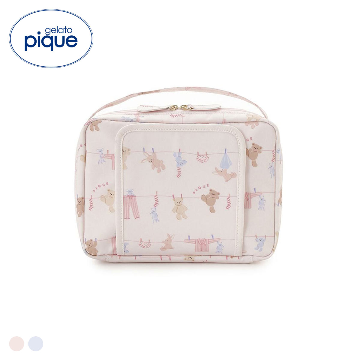 ジェラートピケ ウォッシングアニマル柄おむつポーチ ジェラピケ gelato pique ジェラピケ