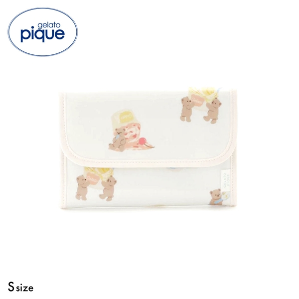 ジェラートピケ アイスクリームベア柄母子手帳ケースS ジャバラ ジェラピケ gelato pique ジェラピケ