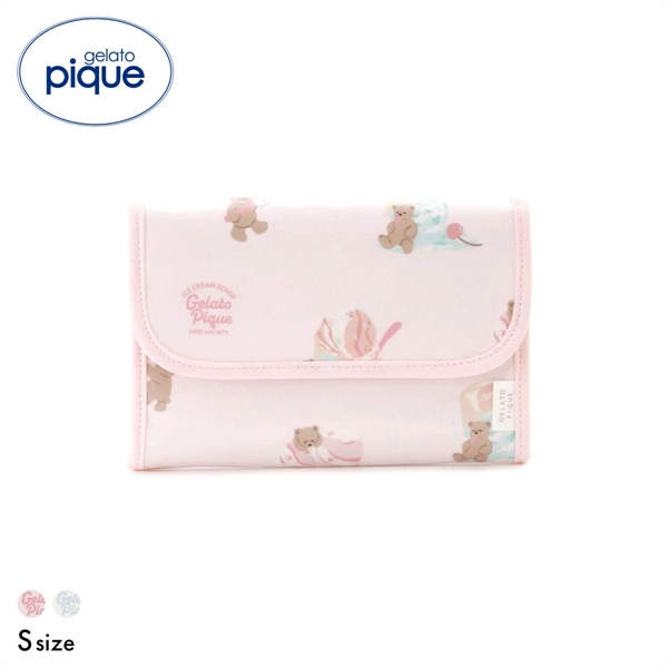 ジェラートピケ アイスクリームベア柄母子手帳ケースS ジャバラ ジェラピケ gelato pique ジェラピケ